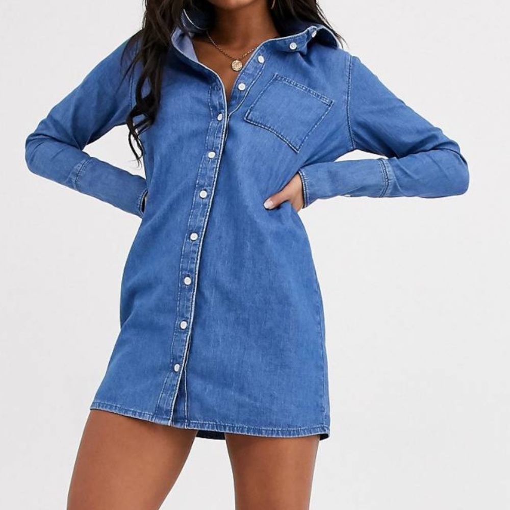 ASOS Denim Shirt Dress